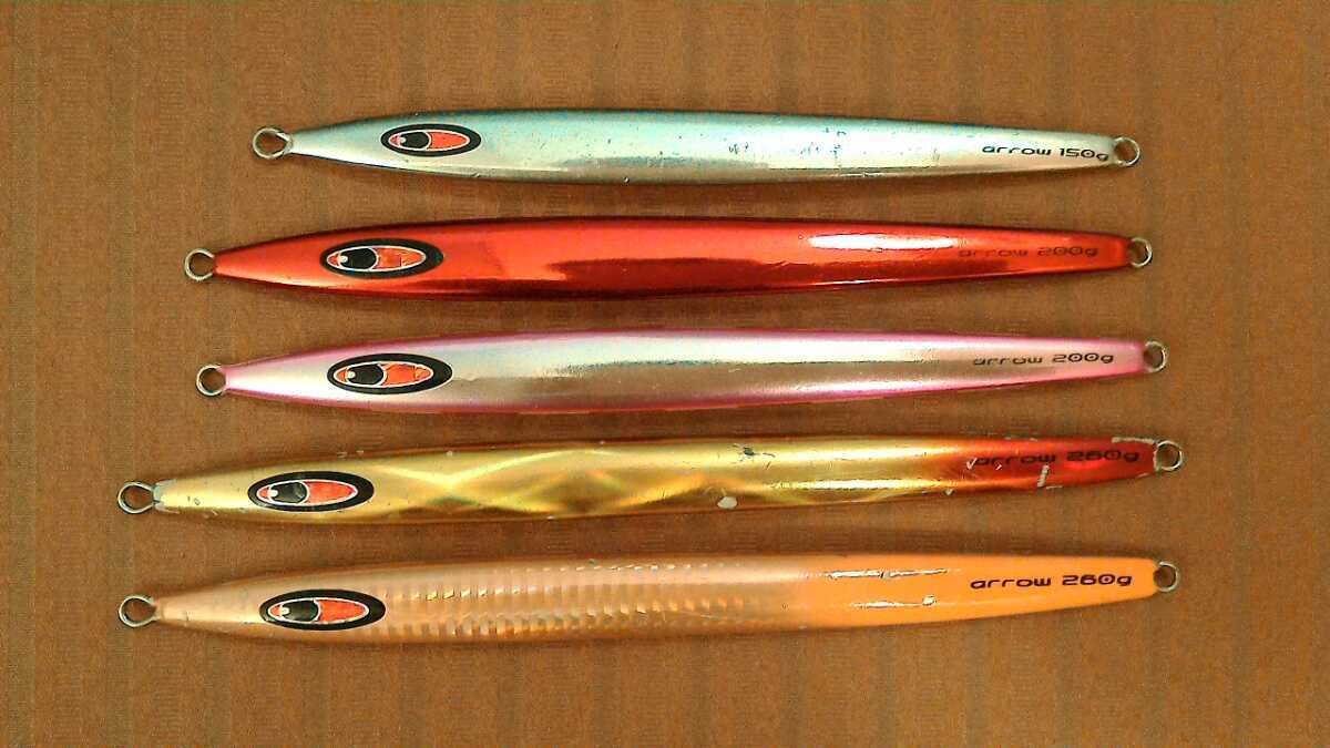 中古　シーフロアコントロール　アロー　260g×2本　200g×2本　150g×1本　合計5本セット シーフロアコントロール アロー 260g 260ｇ アーク シー