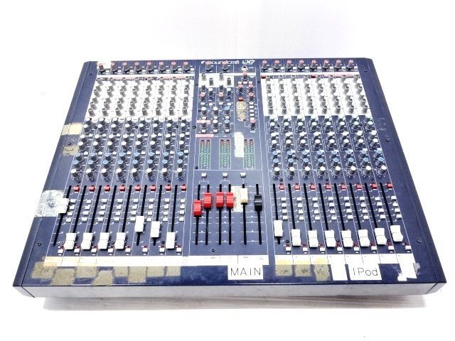 095○Soundcraft サウンドクラフト LX17II 16ch PA用 アナログミキサー