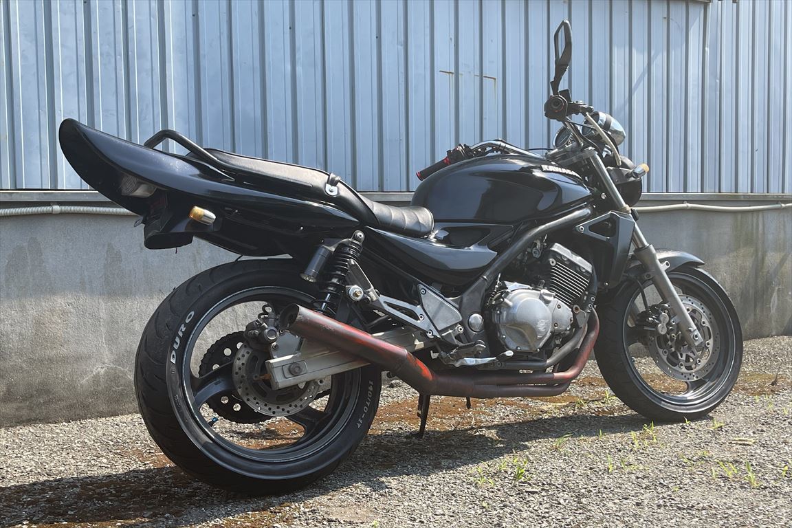 Kawasaki ぎこち バリオス2 ZR250B 登録書類完備 始動動画有