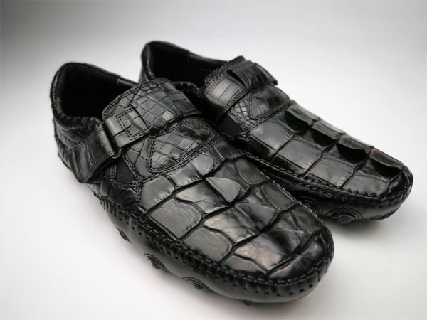本革 高級感満載！クロコダイル ワニ革 高級牛革 ビジネス 高級品 安い 