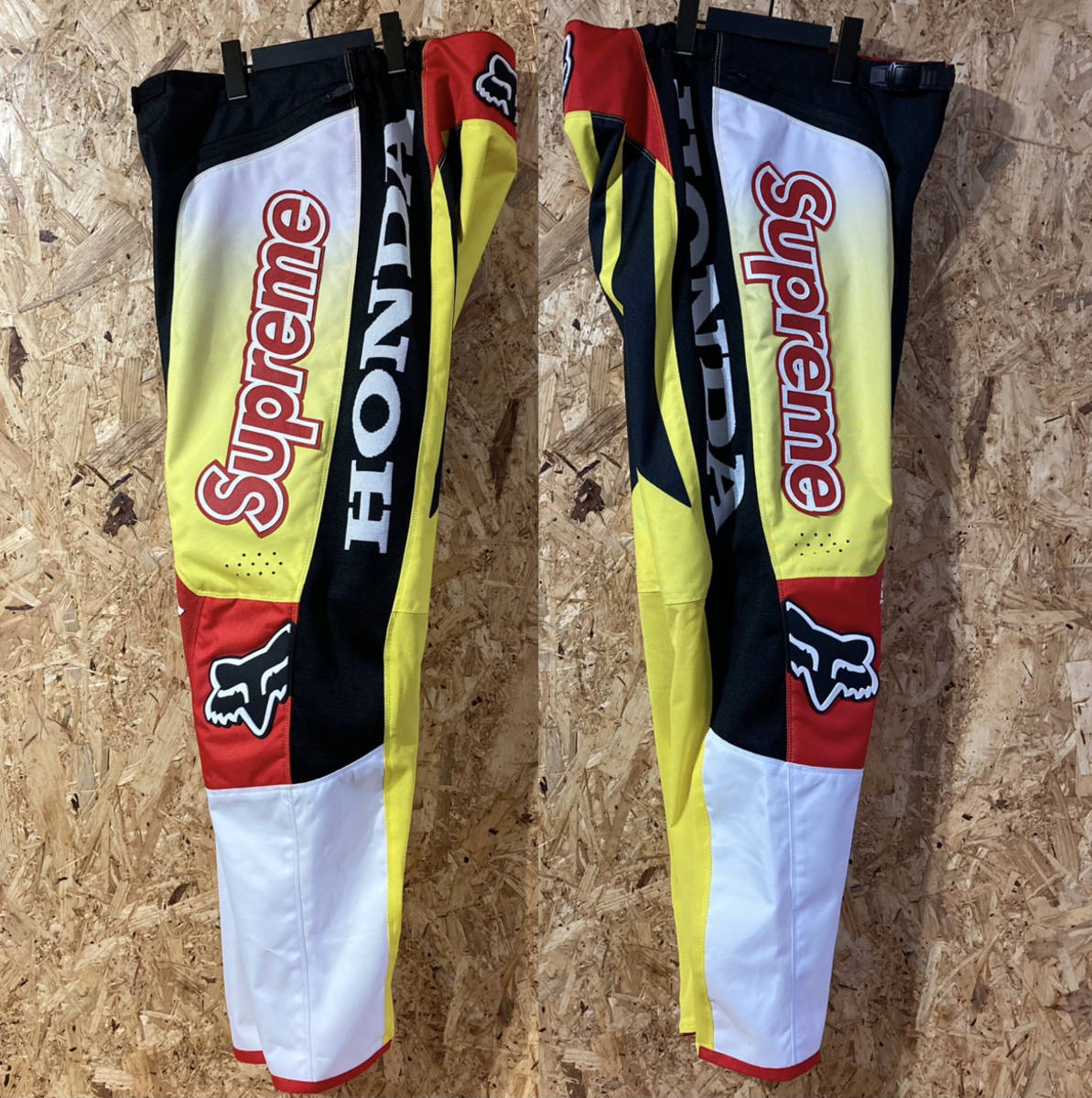 モトクロスパンツ supreme×HONDA×FOX 息苦しく コラボ 希少 レア