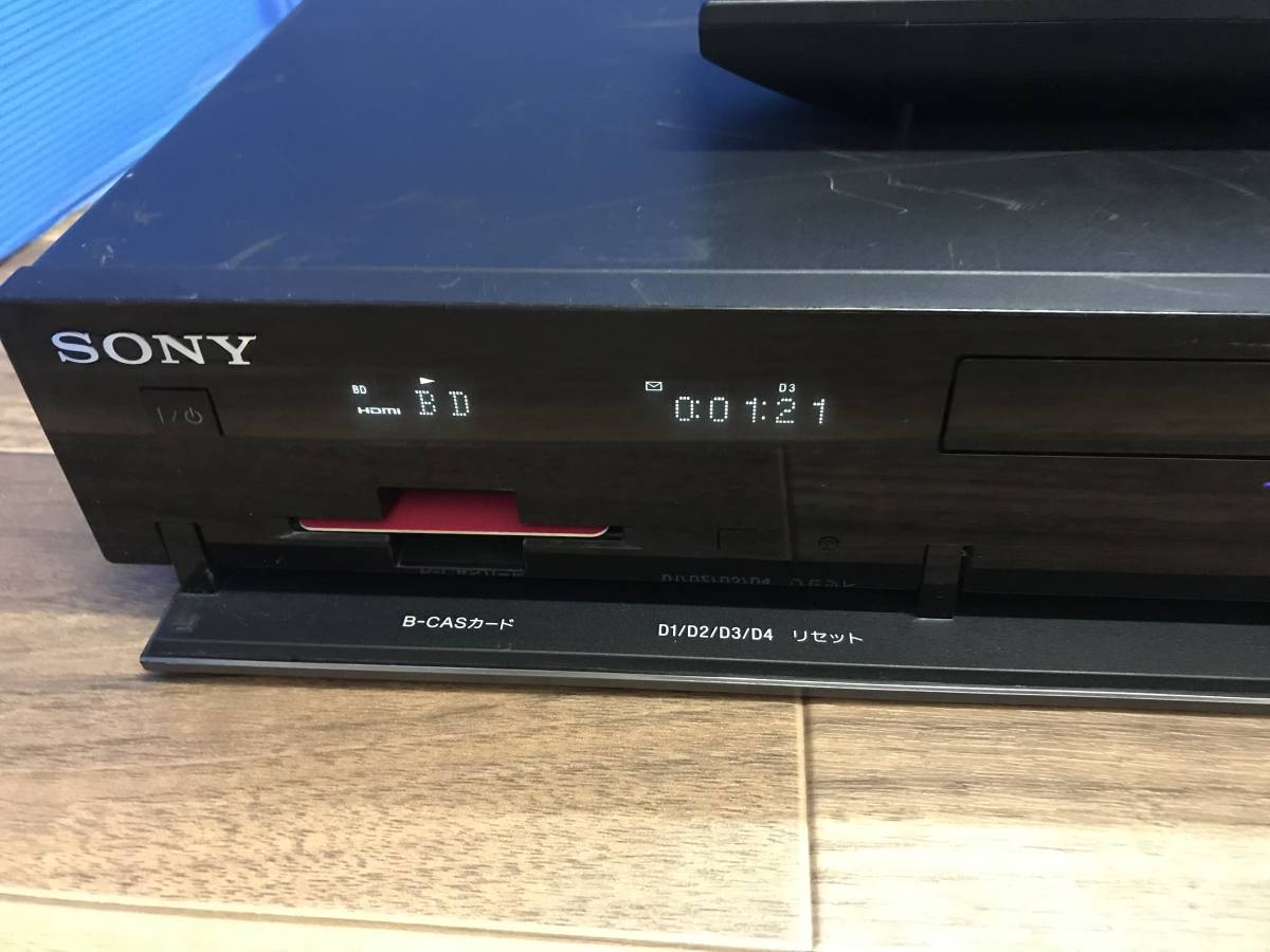 SONY ブルーレイレコーダー BDZ-RS15 リモコン付　中古品K-9898 BDZ-RS15 SONY 美観SONYブルーレイレコーダーBDZ-RS15・リモコン+HDMI付 テレビ、映像機器 2010年生産 リモコン付