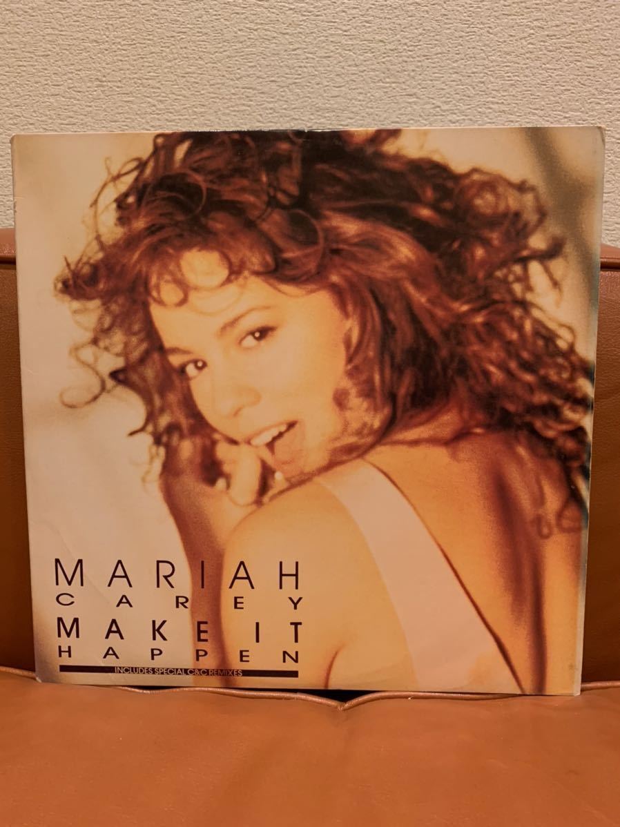 ★名曲！12inch★Mariah Carey / Make It Happen★ DUBがカッコいい！C&C Remix ★1991★US盤★House R&B David Morales マライヤキャリー_1