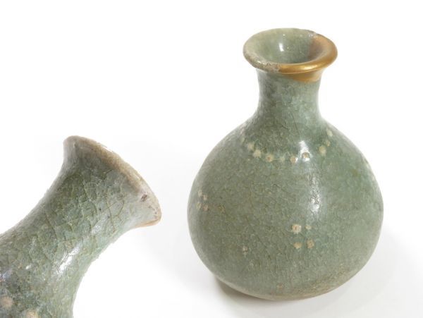 蔵出買取品〉【208】酒器道具 朝鮮李朝 高麗青磁徳利 Yahoo