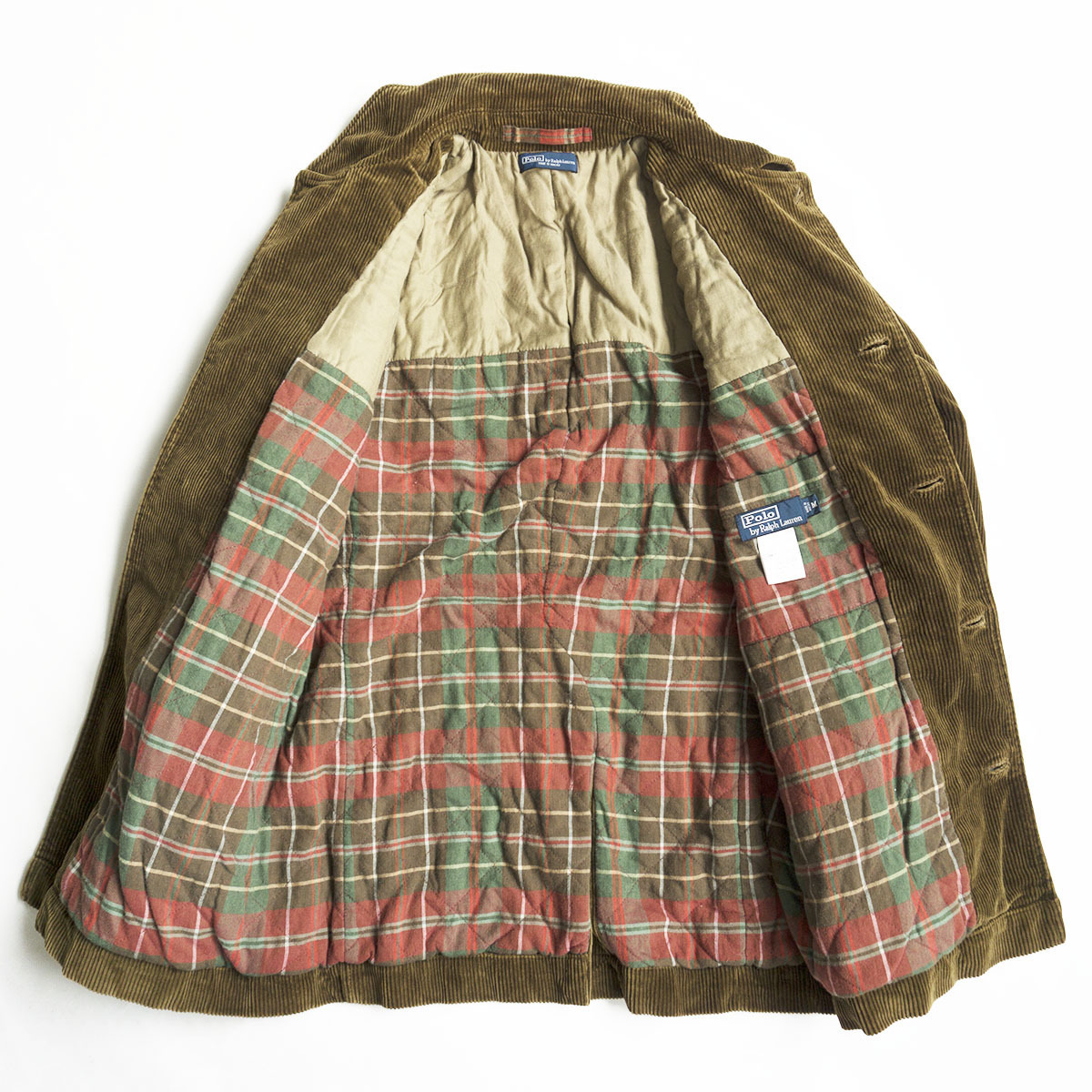 美品】POLO RALPH LAUREN 【コーデュロイ ジャケット】M レザー 