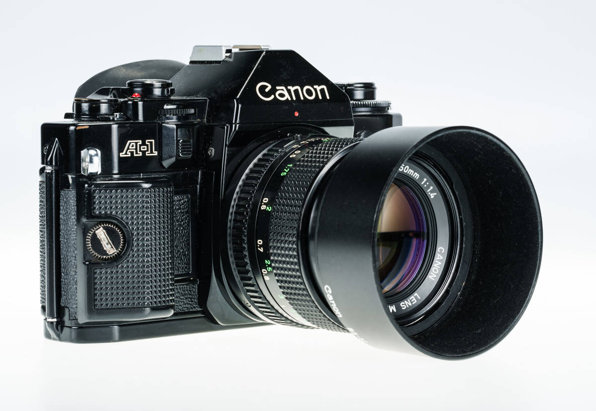FD Canon 50mm New A-1 F1.4 AE-1 NEW キヤノン + 1:1.4 Review -