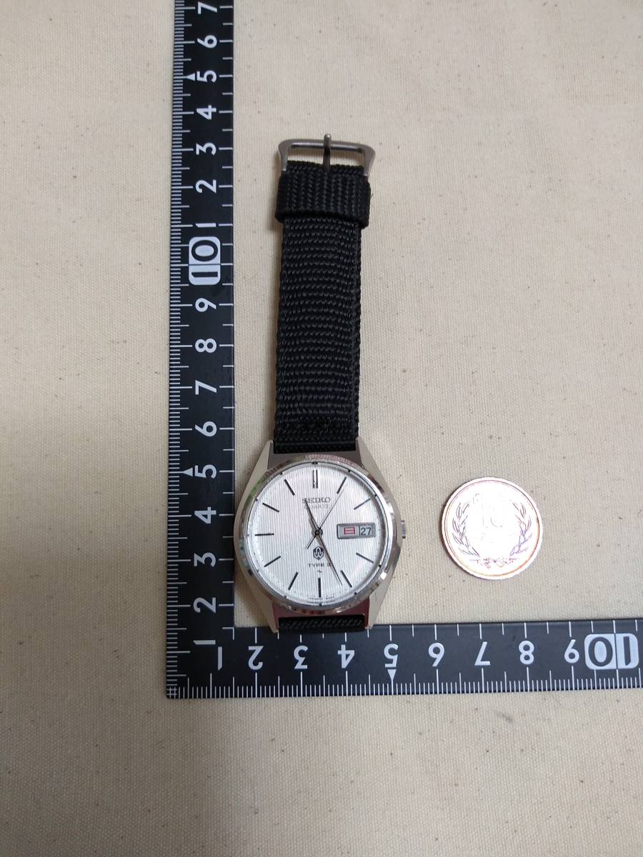 Seiko 4623-8020 Type II Quartz - – Dial Vintage Pinstripe White