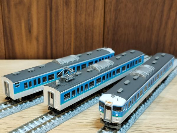 TOMIX 92709 JR115 1000系近郊電車 長野色 セットより クモハ115 モハ114（M）クハ115 M9モーターに換装 ★3両組 【送料無料】115系 連結に
