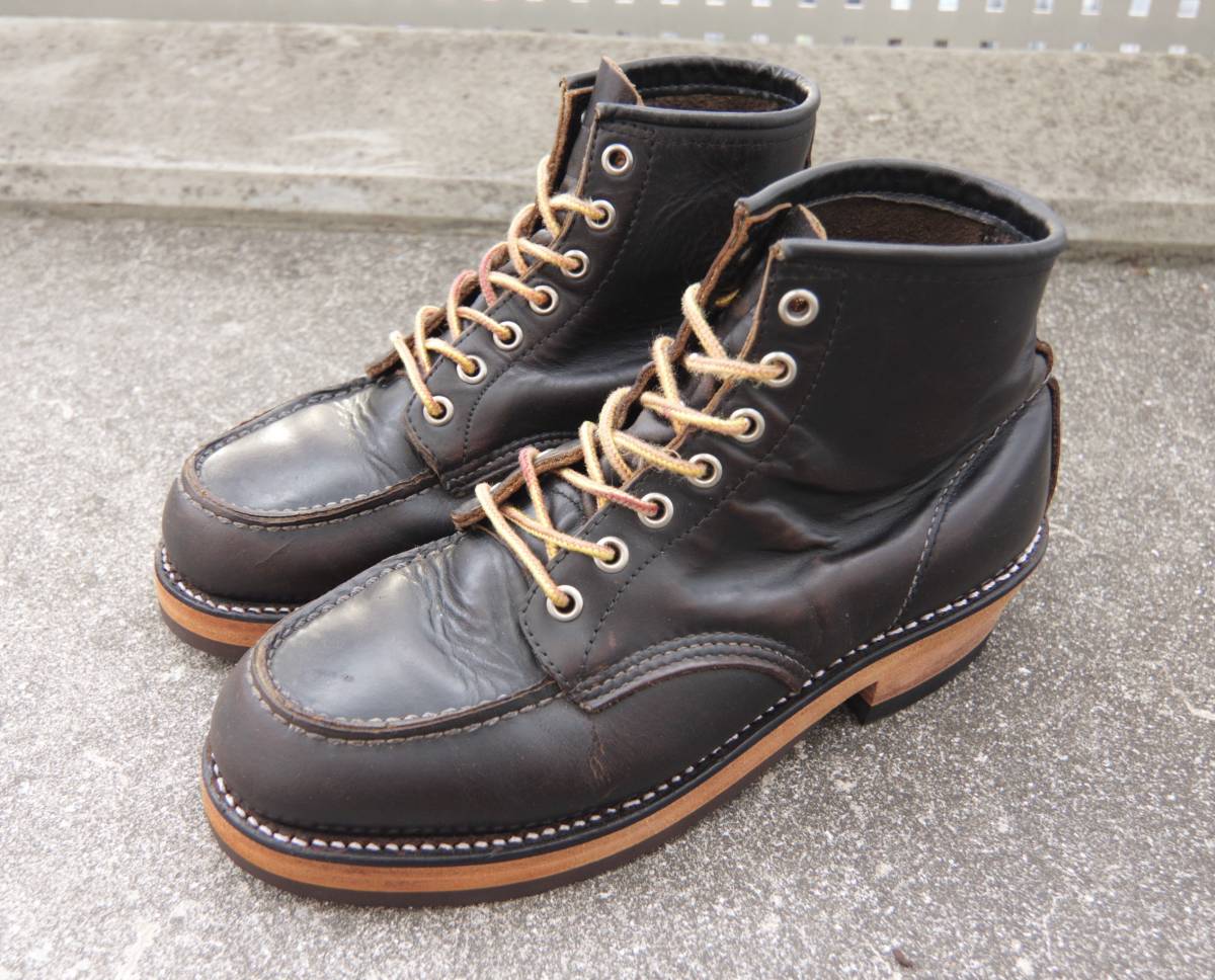 90s 茶芯 REDWING 8179 アイリッシュセッター 羽タグ US7.5E 25.5cm 