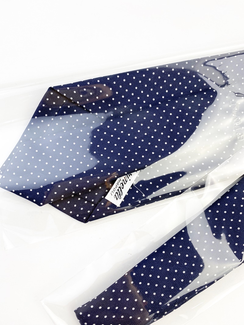 美品 ″E，Marinella NAPOLI″ E，マリネッラ 小紋 セッテピエゲ