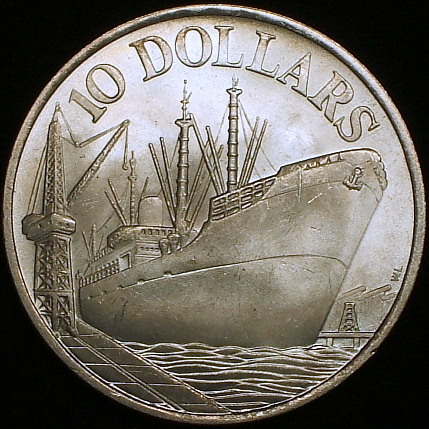英領タークス・カイコス諸島大型銀貨(タイタニック記念 1998年 Yahoo
