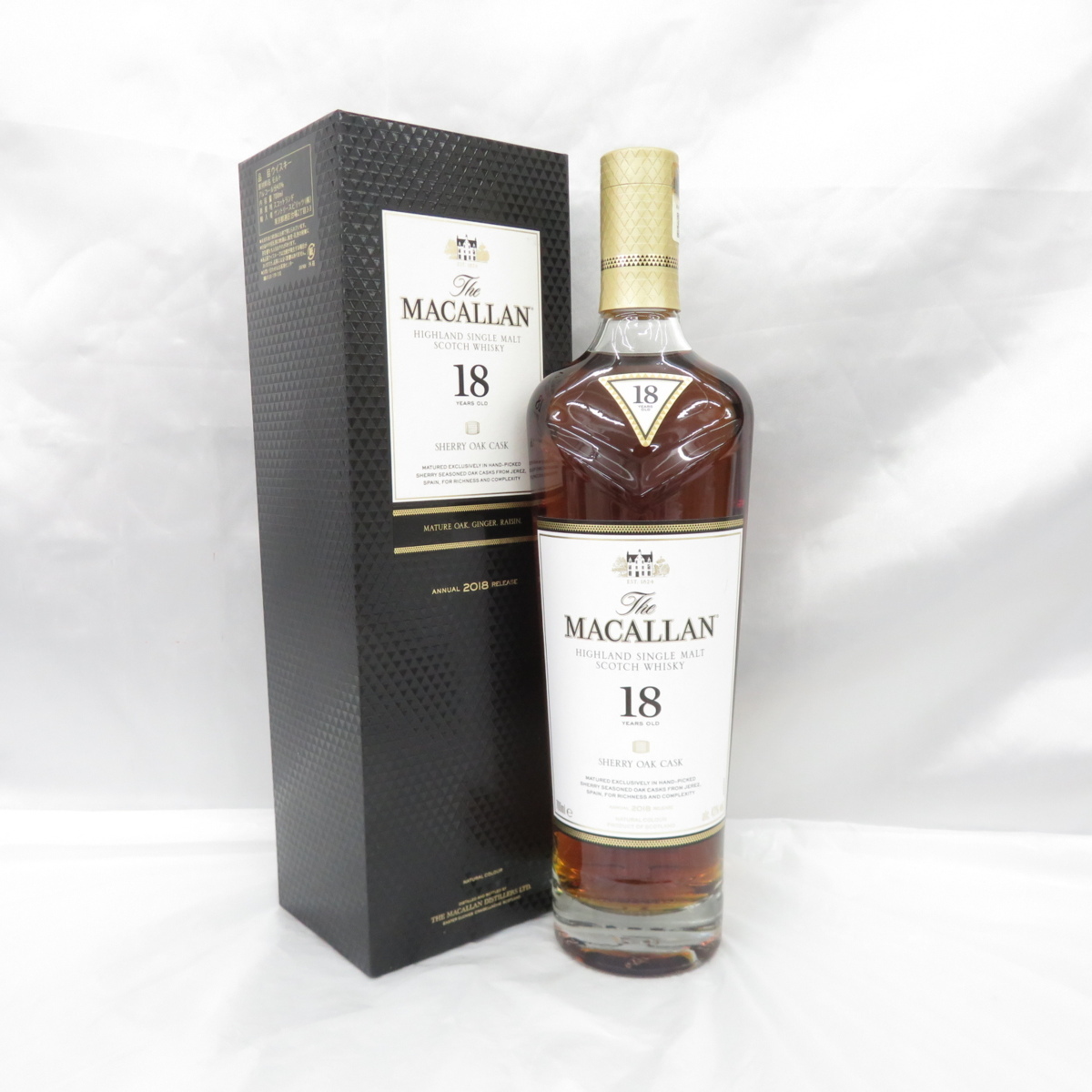 MACALLAN マッカラン 18年 700ml空瓶 12本 空箱 外箱付機 マッカラン