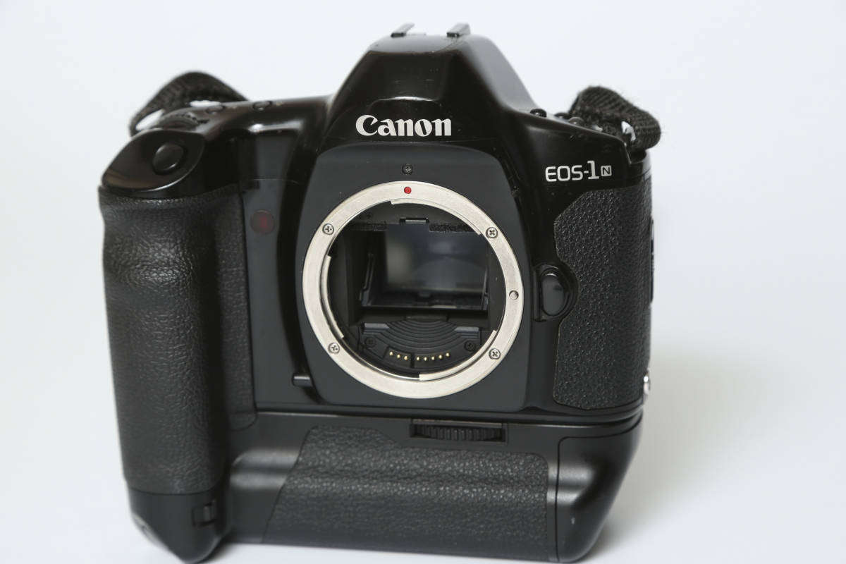 キャノンEOS-1n パワーブースター　本革プロストラップ付き　完動品 　（360°画像閲覧可）_2