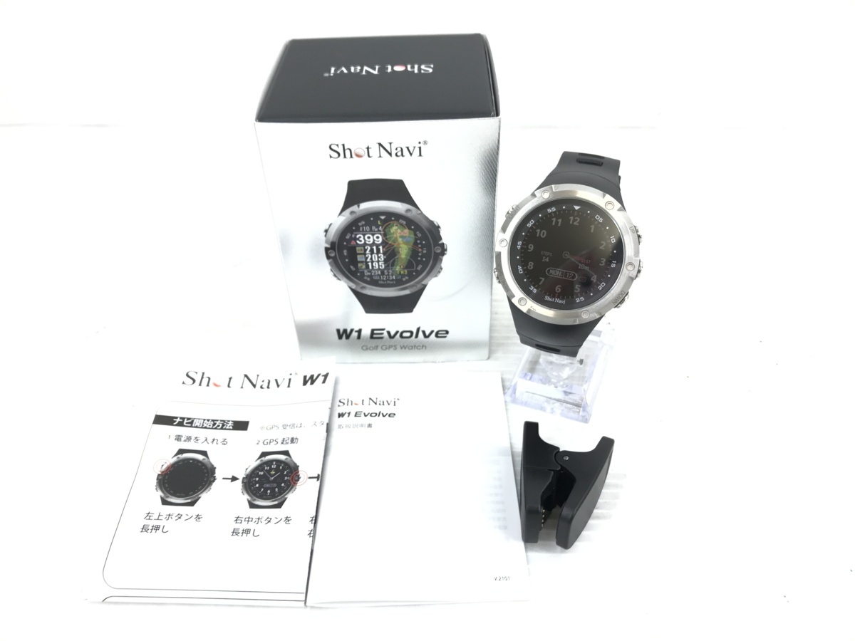 ショットナビ Shot Navi Evolve α エボルブ アルファ 腕時計型 GPS