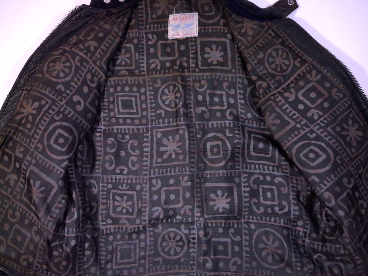 極上革質 ルイスレザー 70年代 希少スクエアパッチ スポーツマン ブラック/黒 40 美品 1970s Vintage Lewis Leathers Sportsman Black ルイスレザー Lewis サイクロン 22年製 Yahoo!オークション ベルトMサイズ中古