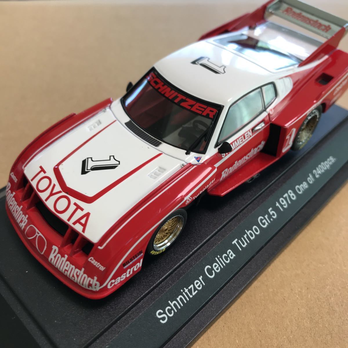 新品，爆買い 1/43 エブロ 557 Schnitzer Celica T urbo Gr 5 1978(レーシングカー)｜売買されたオークション情報、yahooの商品情報をアーカイブ公開 - オークファン レーシングカー