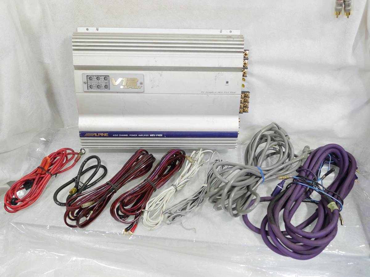パワーアンプ 名機 F405 4⁄3⁄2チャンネルアンプ MRV-F540 pages) Alpine