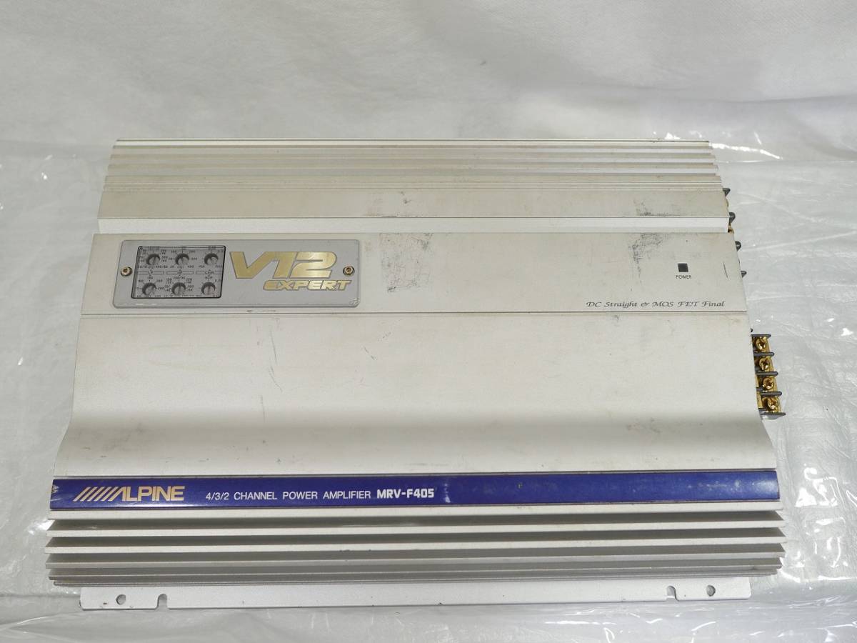 パワーアンプ 名機 F405 4⁄3⁄2チャンネルアンプ MRV-F540 pages) Alpine