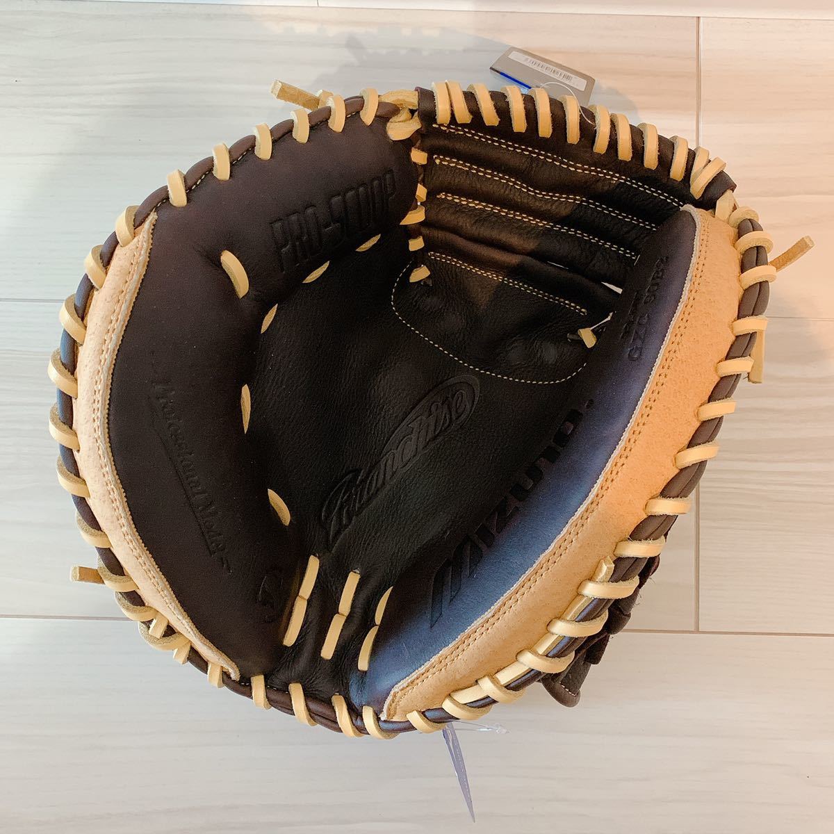 【新品】左投げ用　USA MIZUNO ミズノ　キャッチャーミット　軟式　硬式_2