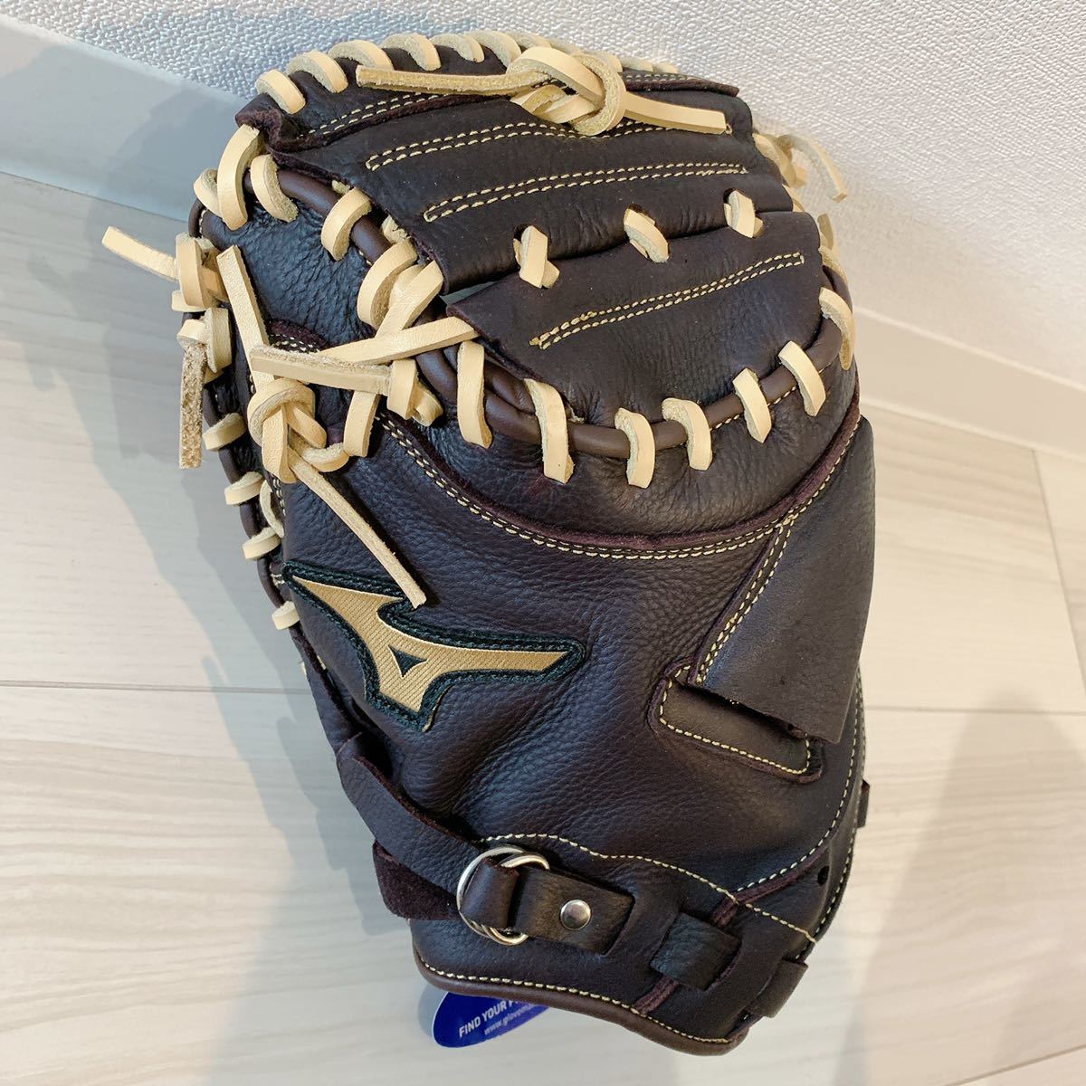 【新品】左投げ用　USA MIZUNO ミズノ　キャッチャーミット　軟式　硬式_3