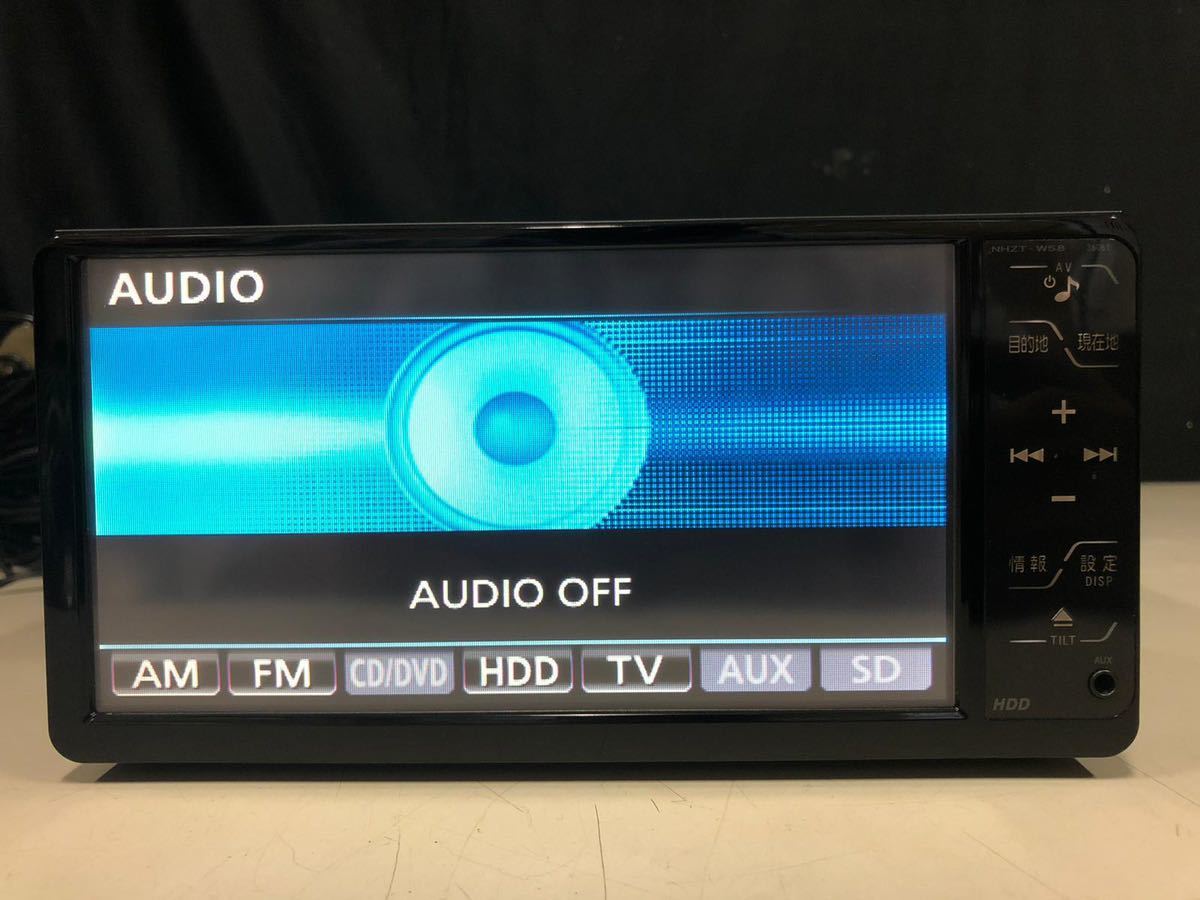 トヨタ純正 HDDナビ NHZT-W58 CD/DVD SD HDD AUX TV 08545-00R40 配線 