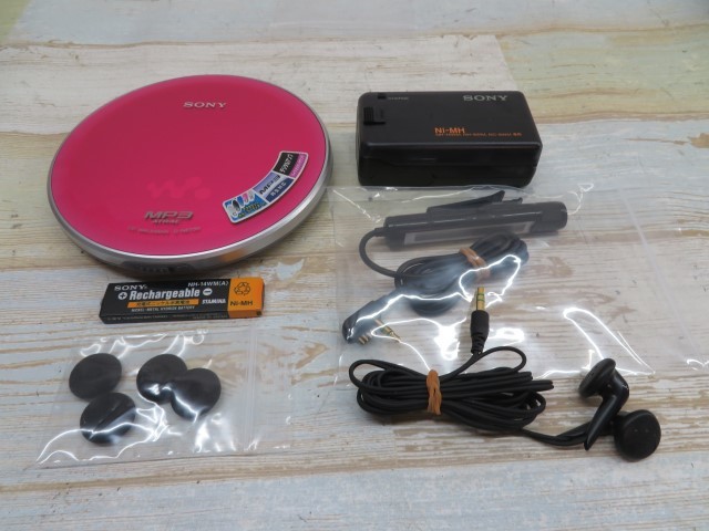 オーディオ機器 SONY D-NE730 ピンク ソニー ポータブルCDプレーヤー