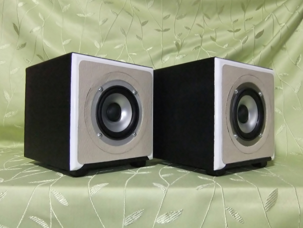 ◇ただの密閉型ではない◇　自作　スピーカー　3インチ(70mm)　8Ω　10W　RRB方式＆ディフューザー　Western Electric配線_2