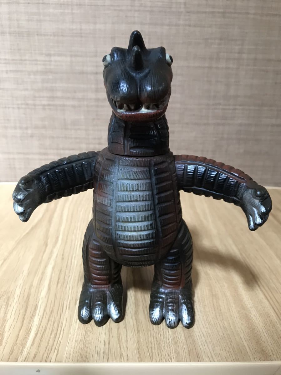 当時物 三浦トーイ アボラス風 ソフビ ビンテージ フィギュア 怪獣