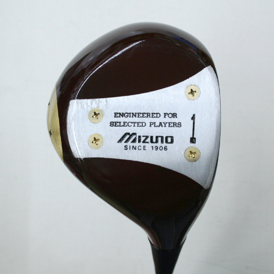 美品 ミズノ高級パーシモンモデル3本セット 1w.3w.4w スチールシャフト 