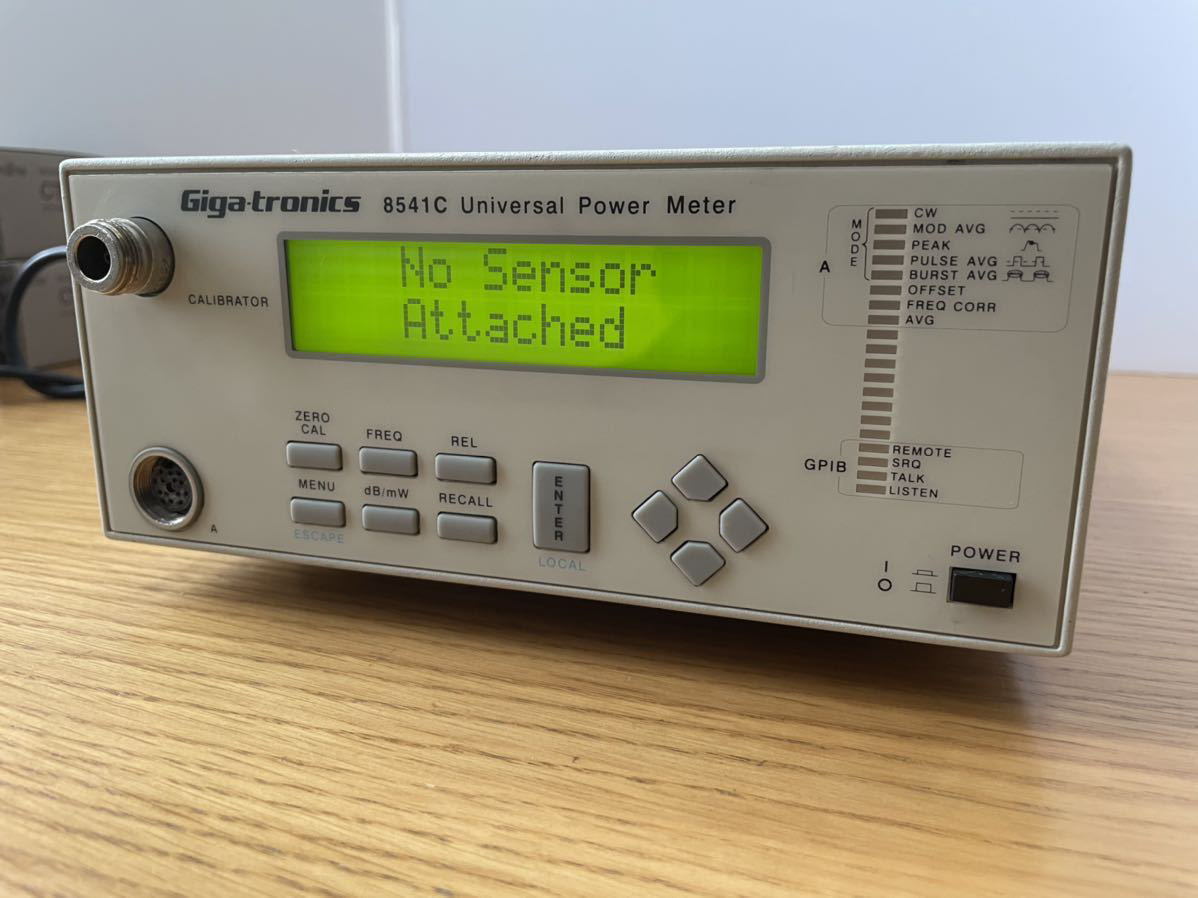  Giga-tronics ギガトロニクス ユニバーサル パワーメーター 8541C 電力計 測定器(電気計測器)｜売買されたオークション情報、yahooの商品情報をアーカイブ公開 - オークファン 電気計測器