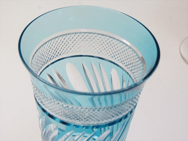 薩摩切子 伝統工芸品 3客セット ぐい呑み 阪本光男作 希少｜Yahoo