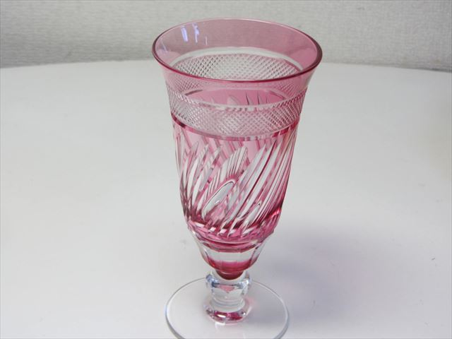 薩摩切子 伝統工芸品 3客セット ぐい呑み 阪本光男作 希少｜Yahoo