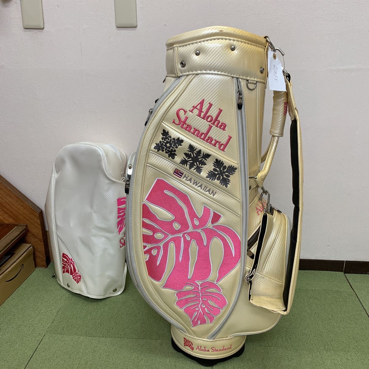 □BIRTH バース キャディバッグ/ゴルフバッグ ブルー エナメル 8分割