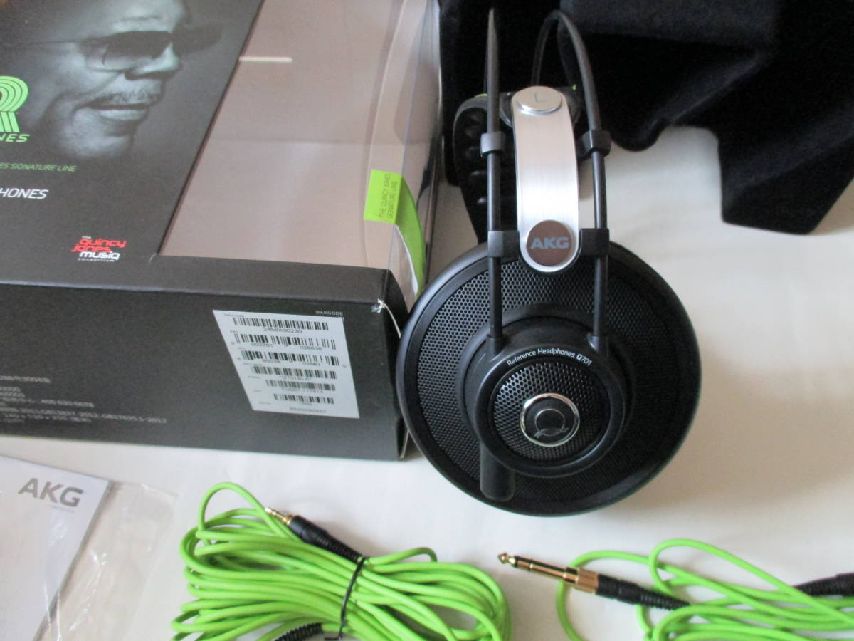 AKG Q701 ヘッドホン オープン型 ブラック Q701BLK ヘッドフォン