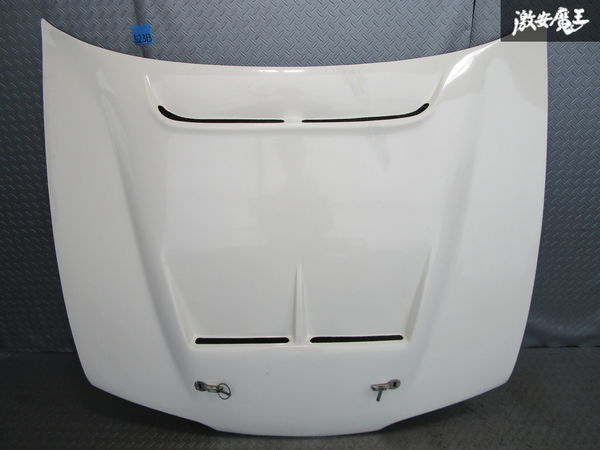 ▲売り切り 社外 DC2 インテグラ タイプR ボンネット エンジンフード パネル エアロ FRP ボンネットピン付き 白 DB8 即納