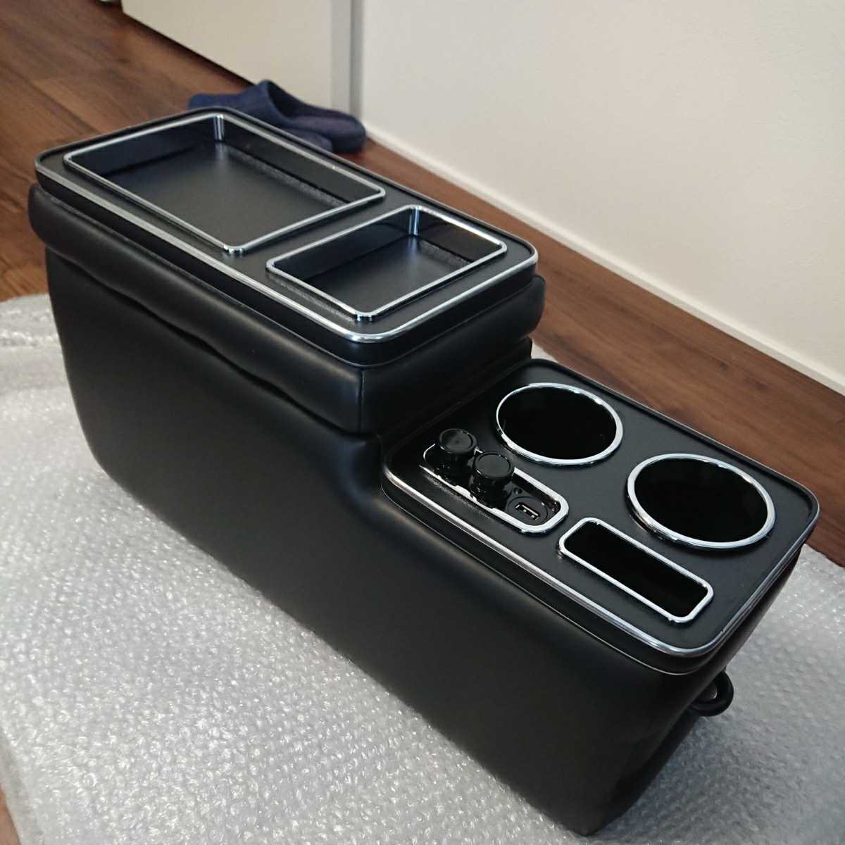 USB付きセンターコンソール ドリンクホルダー アクセサリーソケット ZRR80 ZRR85 ヴォクシー ノア エスクァイア セレナ ステップワゴン_3