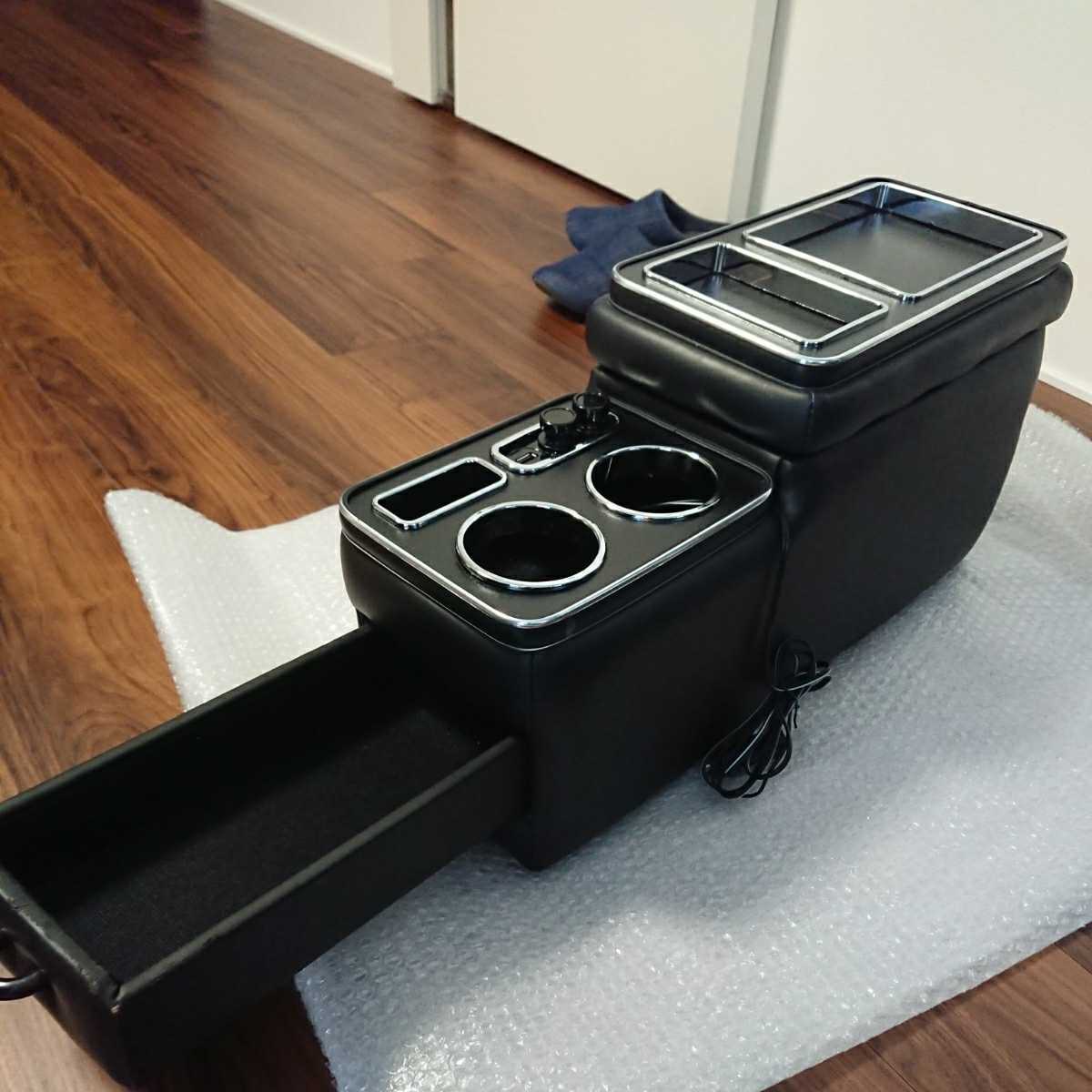 USB付きセンターコンソール ドリンクホルダー アクセサリーソケット ZRR80 ZRR85 ヴォクシー ノア エスクァイア セレナ ステップワゴン_4