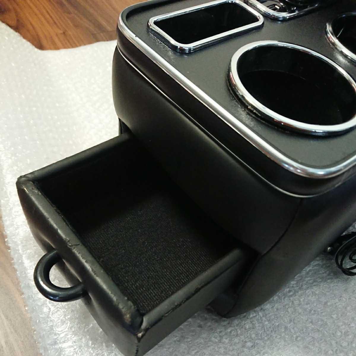 USB付きセンターコンソール ドリンクホルダー アクセサリーソケット ZRR80 ZRR85 ヴォクシー ノア エスクァイア セレナ ステップワゴン_5