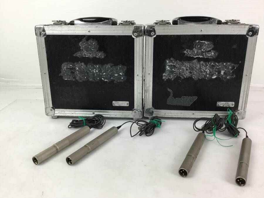 SONY ECM-66S コンデンサーマイク(ハードケースに2台入り）×2組☆現状