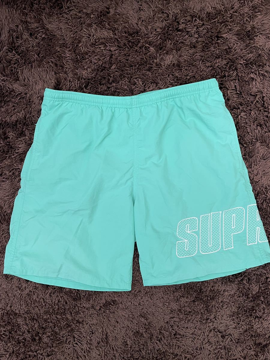 Supreme Water Short Blue SZ ショーツ 19ss Supreme Water Short