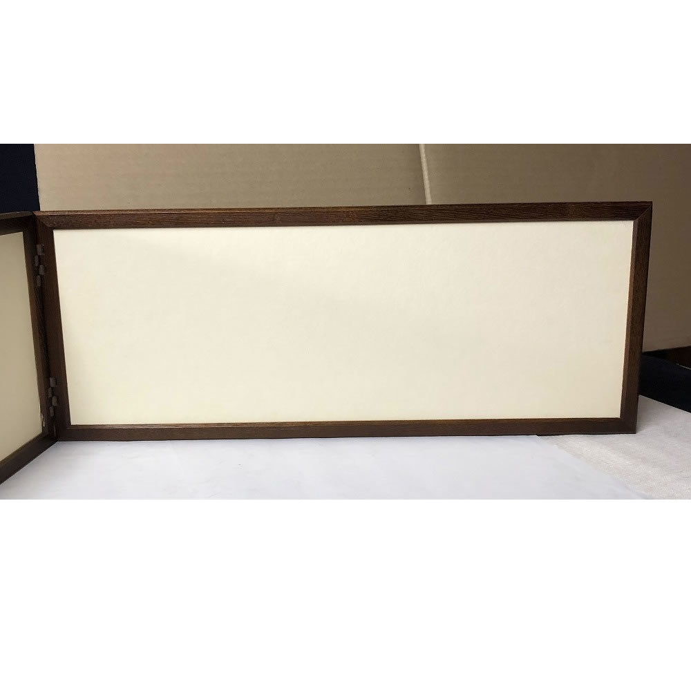 ○e1104 炉屏 結界 三階菱 風炉先屏風 京襖炉屏 茶道具 煎茶道具