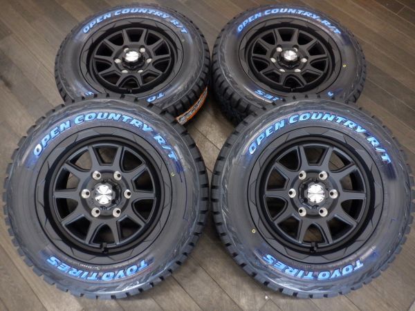 S 送料無料 ゴツゴツ系 マッドヴァンス 16 6H139.7 6.5J+38 トーヨーオープンカントリー ホワイトレター215/65R16 ハイエース レジアス