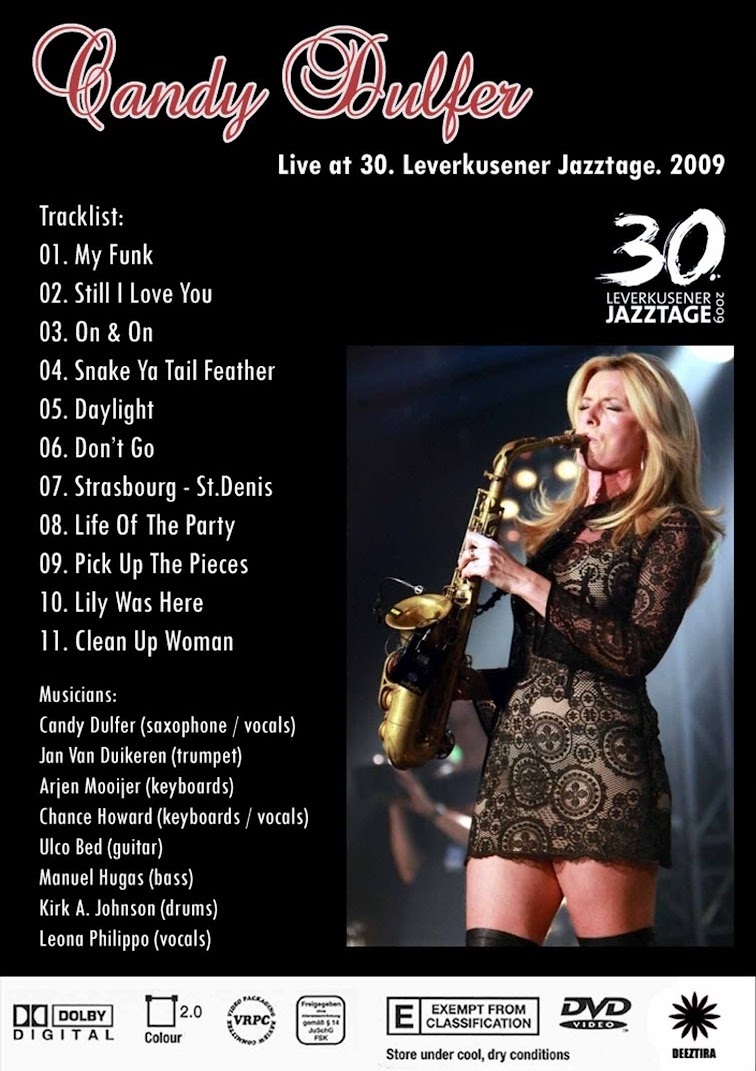 Candy Dulfer Live At Leverkusen Jazz Stage 2009 PAL盤(ジャズ)｜売買されたオークション