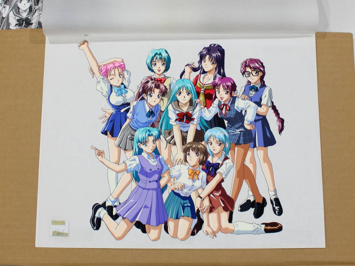 希少 1点物 全国制服美少女グランプリ FindLove ファインドラブ ラプソディ セル画 【10人の制服夏バージョン】