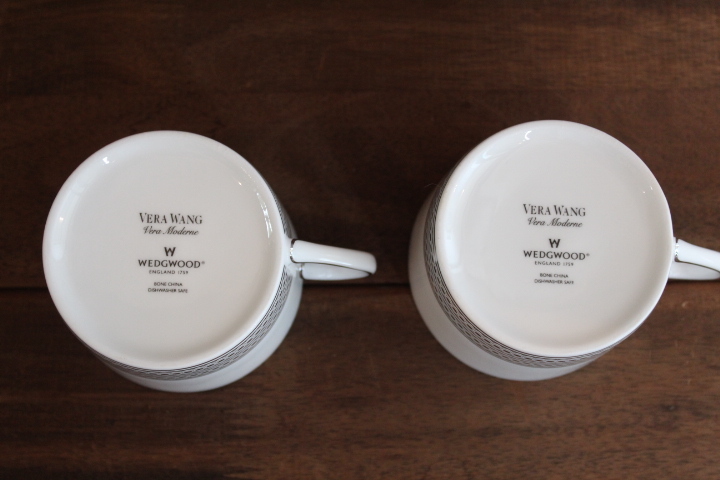 未使用品ウエッジウッドWEDGWOOD ヴェラウォンペア カップ＆ソーサー