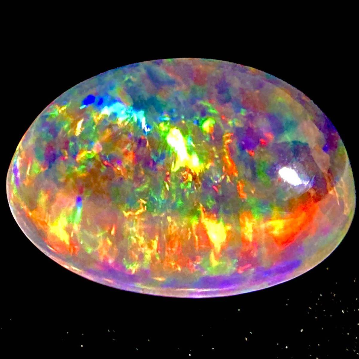 驚きの破格値，新作 遊色効果抜群 天然ウォーターオパール 3.830ct 12.9&times;9.9mm ソーティング付 ルース 裸石 water opal 宝石 ジュエリー jewerly 遊色(オパール)｜売買されたオークション情報、yahooの商品情報をアーカ オパール