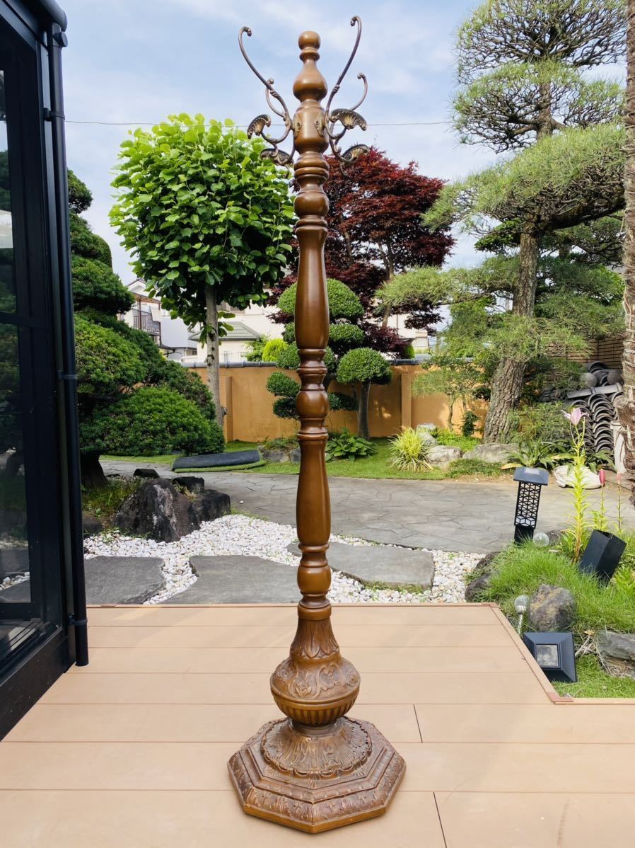 帽子掛け 木製 ポールハンガー おしゃれ コート掛けポール ポール
