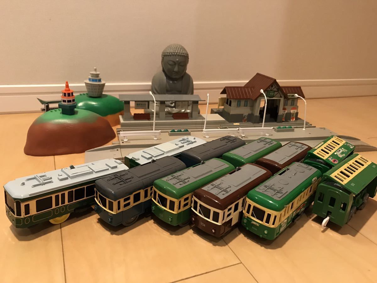 プラレール 江ノ電 江の島/鎌倉駅 used（プラレール 江ノ島駅 大仏 