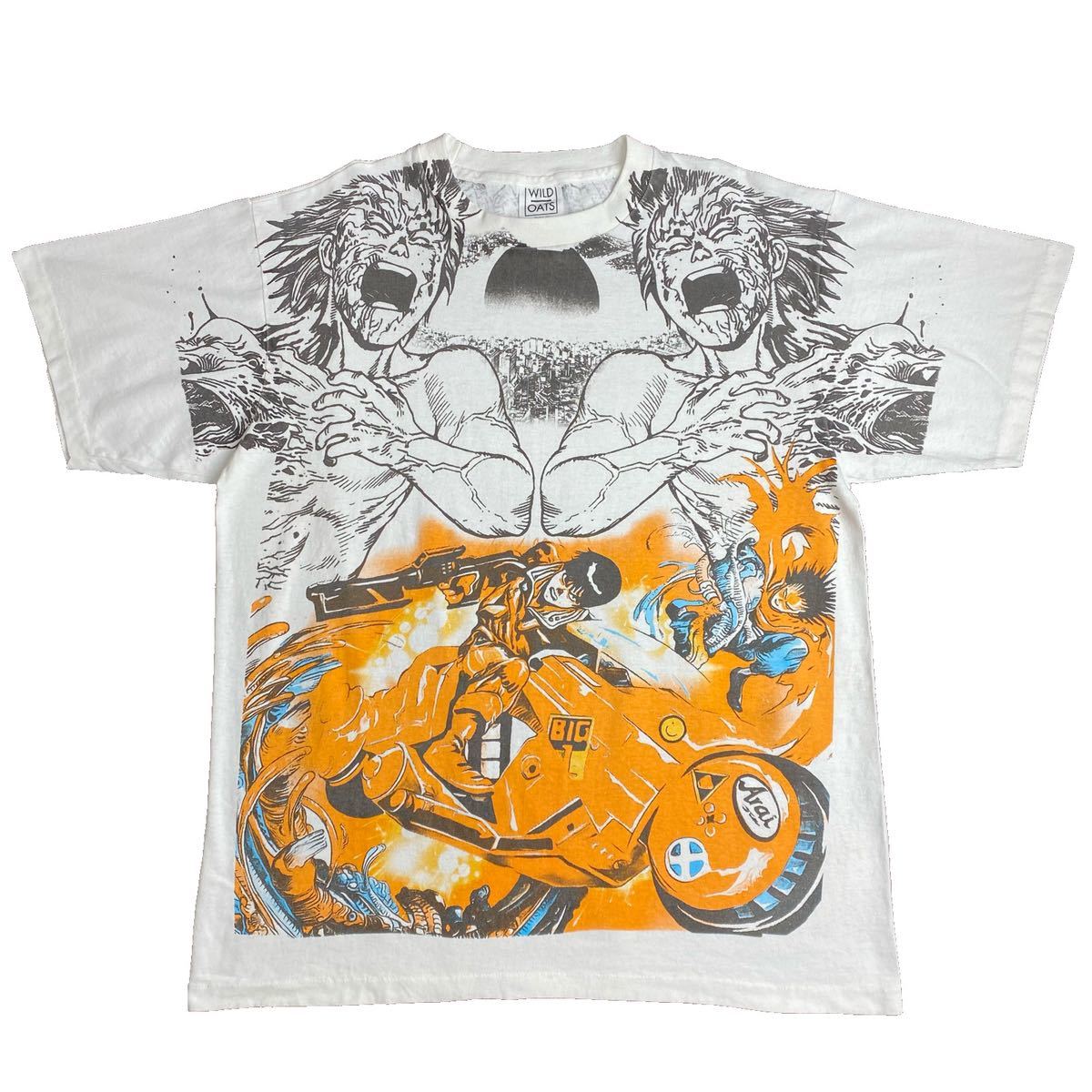 希少 AKIRA Tシャツ アキラ 金田 島鉄雄 USA製 WILD OATS Vintage 90s 