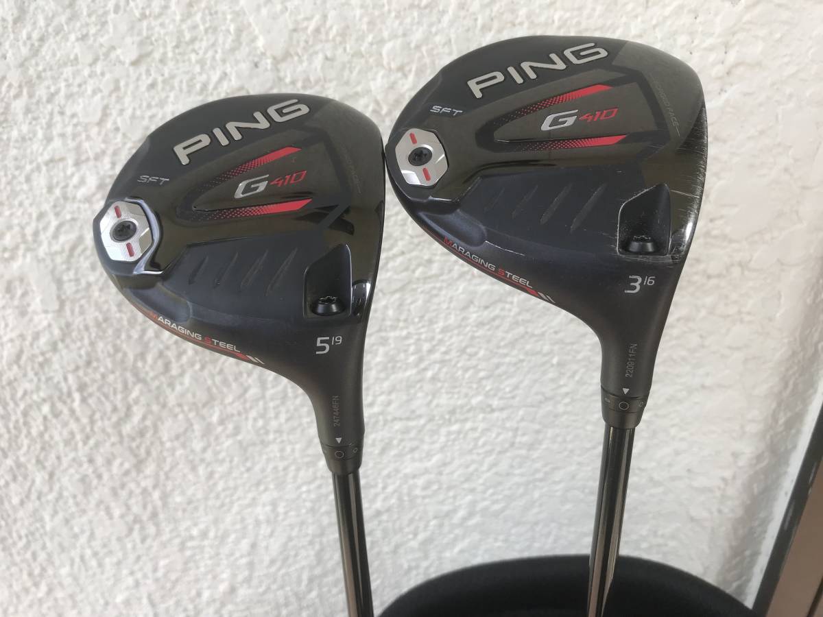 交渉可★PING G410 SFT 3W 5W 2個セット（ヘッドのみ） G410 ピン SFT PING 3W フェアウェイウッド FW フェアウェイ sft